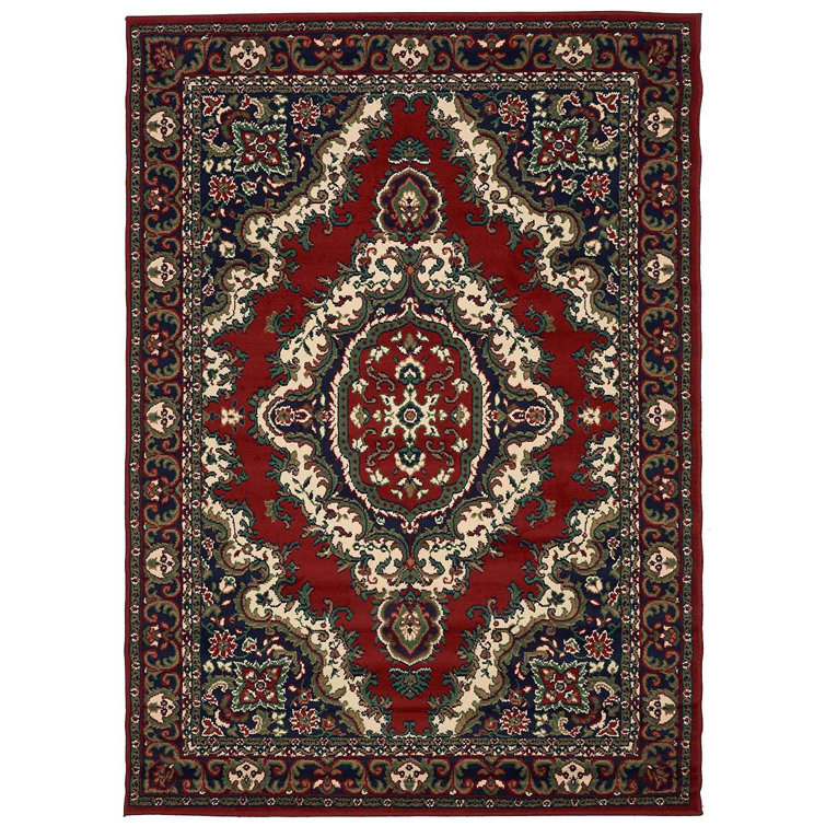 Rosalind Wheeler Nässjö Red/Blue/Green Rug Wayfair.co.uk